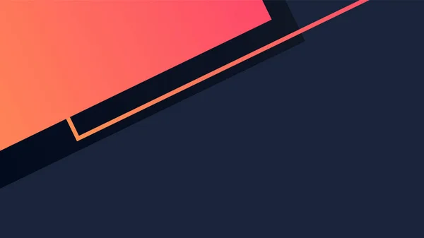 Moderner Orangefarbener Hintergrund — Stockvektor