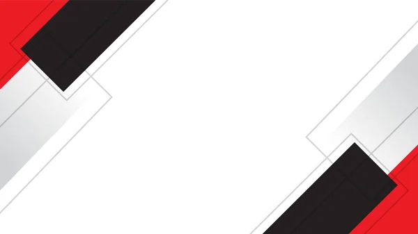 Moderne Fond Blanc Rouge Avec Espace Copie — Image vectorielle