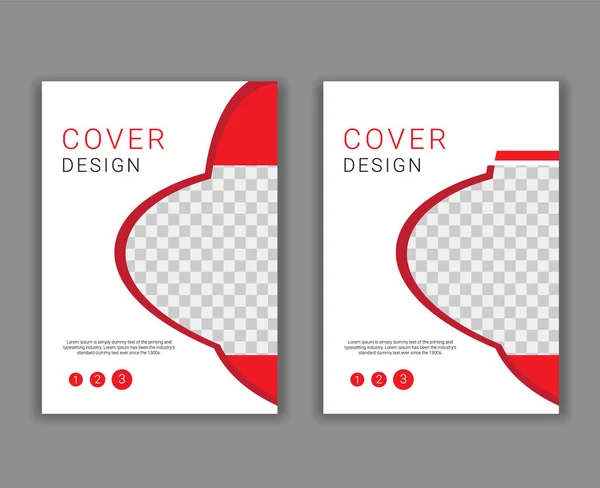 Book Cover Design Méretben — Stock Vector