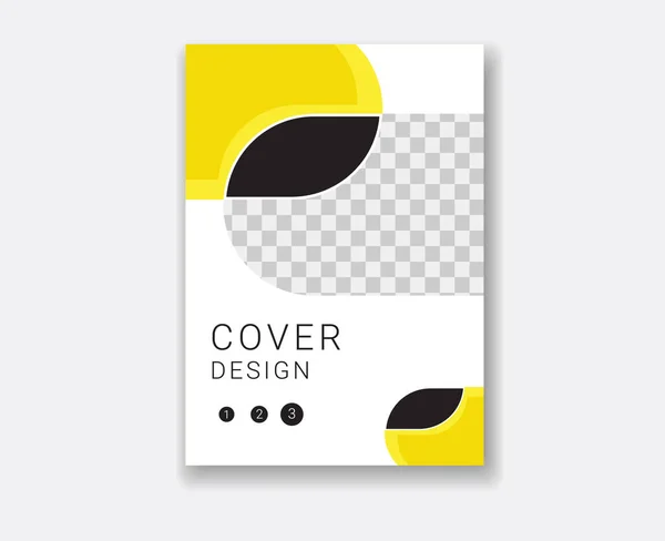 Book Cover Design Size — Stock Vector