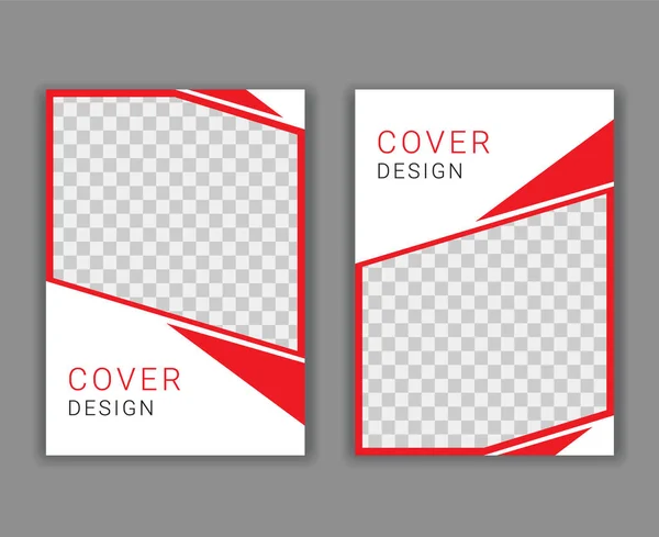 Book Cover Design Méretben — Stock Vector