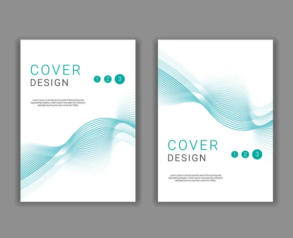 Cover Design Vorlage Format — Stockvektor