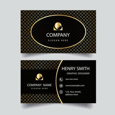 Lüks İş Kartı Şablonu