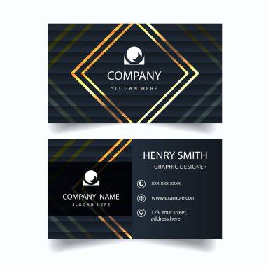 Lüks İş Kartı Şablonu