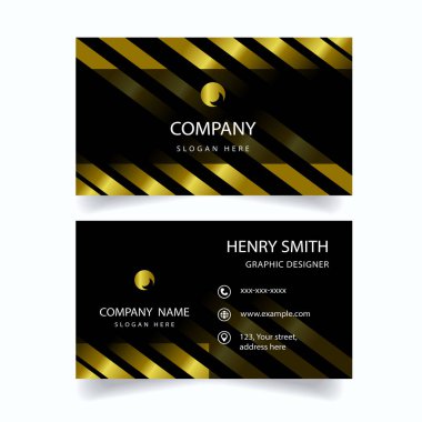 Lüks İş Kartı Şablonu