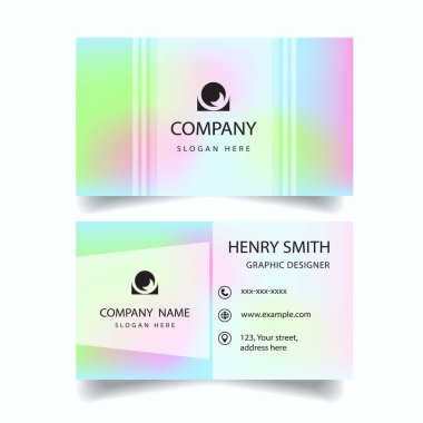 Gradyan İş Kartı Şablonu