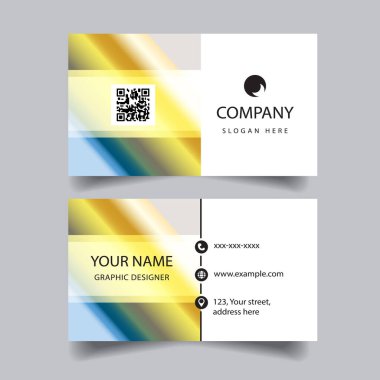 Metalik İş Kartı Şablonu