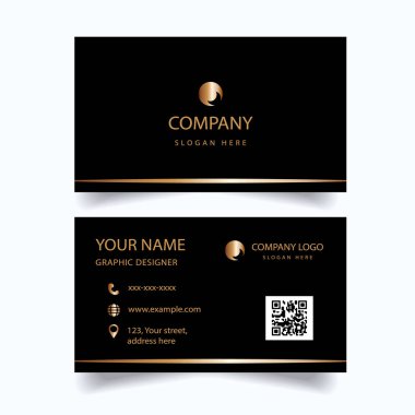 Modern Business Card Template clipart