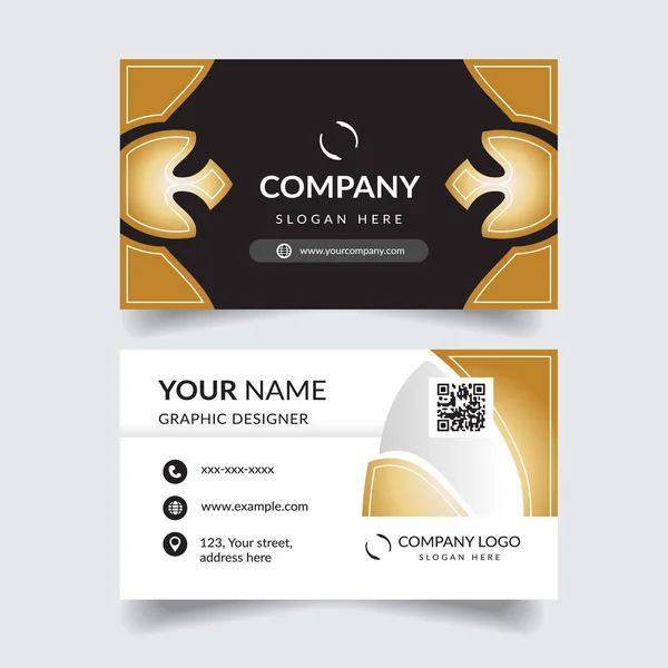 Luxury Business Card Template — Stock Vector