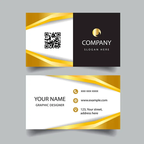 Luxury Business Card Template — Stock Vector