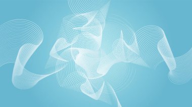 Dalgalı çizgilerle soyut arkaplan