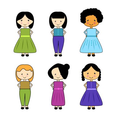 Beyazın Üzerinde Kızlar