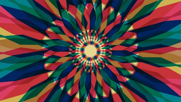Abstrait Fond Fleur Colorée — Image vectorielle