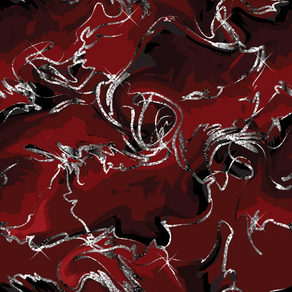 Fundal Roșu Fără Sudură Linii Abstracte Strălucire — Vector de stoc