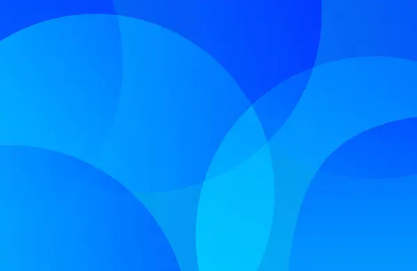 Blauwe Achtergrond Met Overlappende Vormen — Stockvector