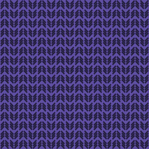 Canlı mor bir arkaplan üzerinde ringa kemiği şeklinde sıralanmış siyah desenli çizgilerden oluşan pürüzsüz bir el çizimi deseni. Bu soyut tasarım tekstil, duvar kağıtları ve dijital projeler için uygun modern ve sanatsal bir dokunuş ekler.