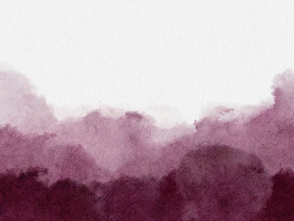 Watercolor Background Lilac Color Hand Drawn Watercolor Gradient — Stock Photo, Image