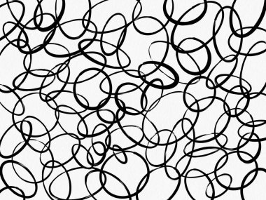 Çemberler soyut doku, siyah ve beyaz renk, hatıra defteri için kağıt