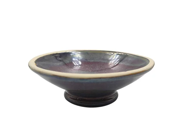 Ceramic Bowl Cover White Background — Stock Photo, Image