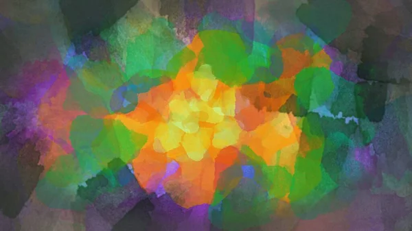 Abstraite Aquarelle Colorée Rayures Fond — Photo