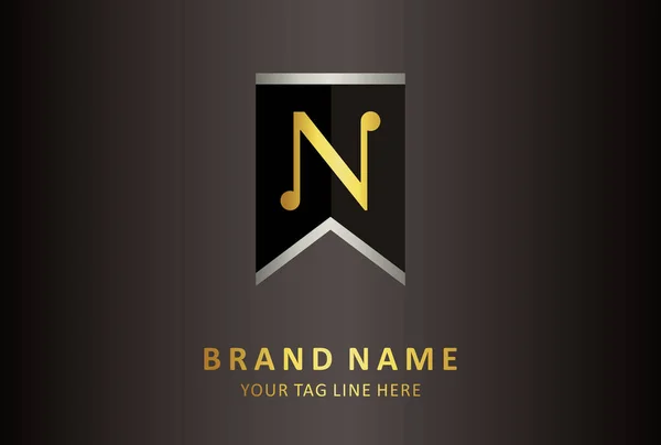 N Logo Design with Creative Modern Trendy Typography. Minimalist, Creative, Unique, Simple, Modern Logo Design. This logo icon incorporate with abstract shape in the creative way.