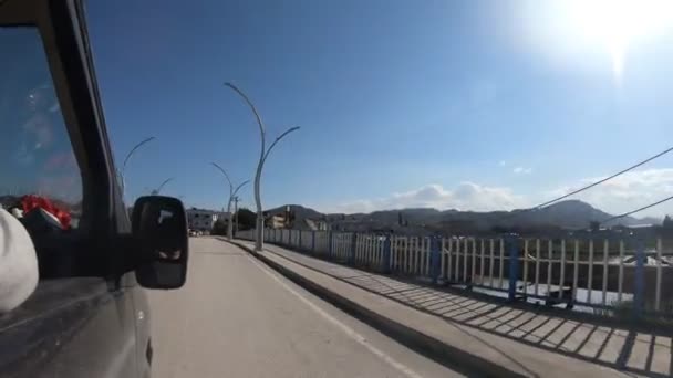 Antakya Seyh Hasan Way Aveneu Haci Ismail Street Bridge Guzelburc — Vídeos de Stock