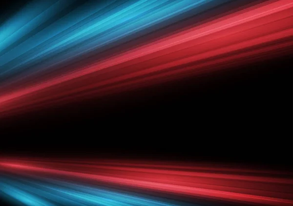 黒の背景に現代の抽象的な高速光の運動効果 ベクターイラスト — ストックベクタ