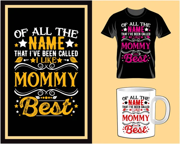 Anne T-shirt tasarımı vektör çizimi