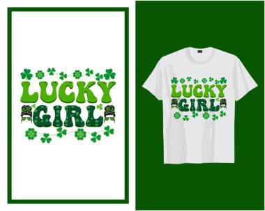 St Patrick's day t shirt design typography vector illustration