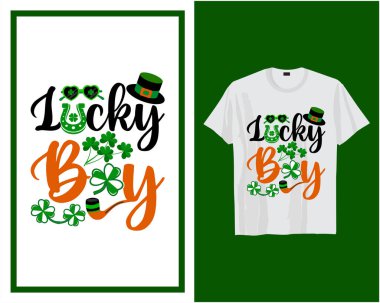 St Patrick's day t shirt design typography vector illustration
