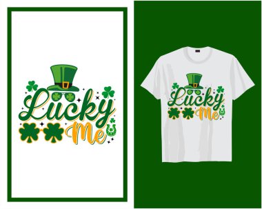St Patrick's day t shirt design typography vector illustration