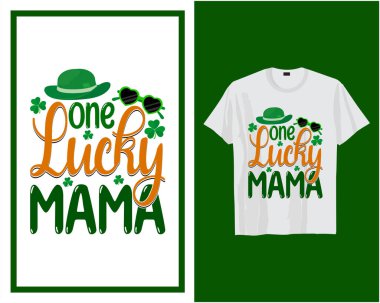 St Patrick's day t shirt design typography vector illustration