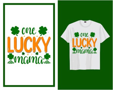 St Patrick's day t shirt design typography vector illustration