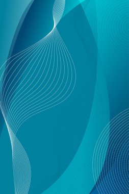 Vector geometric backgrounds. Blue abstract lines pattern, waves. Design template for cover, postcard certificate, document, business.