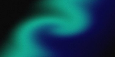 Mavi renk gradyan arkaplan, tanecikli doku efekti, soyut web pankartı tasarımı, kopyalama alanı