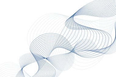 Yumuşak dalga soyut vektör arkaplan düzeni. Kapak için tasarım şablonu, kartpostal sertifikası, belge, iş.