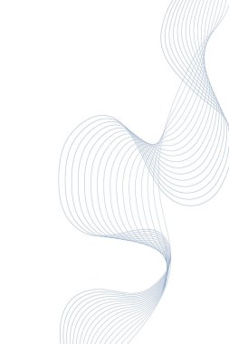 Yumuşak dalga soyut vektör arkaplan düzeni. Kapak için tasarım şablonu, kartpostal sertifikası, belge, iş.