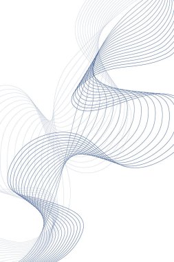 Yumuşak dalga soyut vektör arkaplan düzeni. Kapak için tasarım şablonu, kartpostal sertifikası, belge, iş.