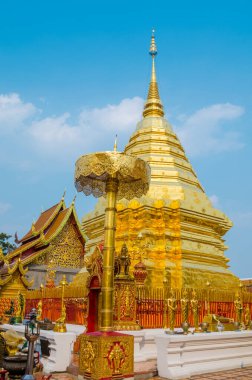 golden pagoda at Chiang Mai. Thailand