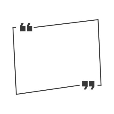 Alıntı balonu. Alıntı. Alıntı şablonu.