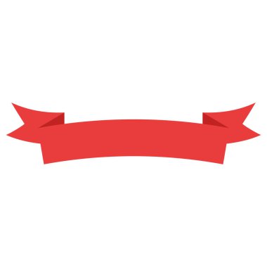 Kurdele. Kırmızı kurdele. Kurdele şablonu. Pankart boş. Sancak şablonu.