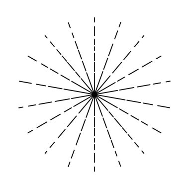 Güneş patlaması ikonu. Patlama sembolü.
