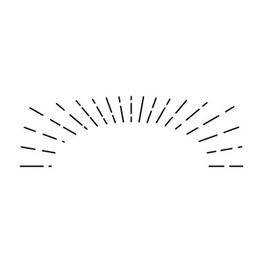 Güneş patlaması ikonu. Patlama sembolü.