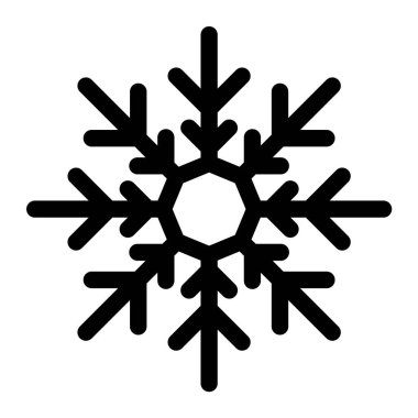 Kar taneleri. Kar tanesi ikonu. Kar simgesi.