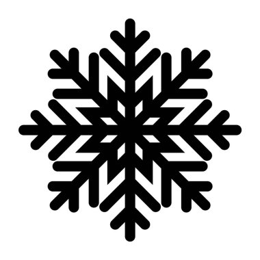 Kar taneleri. Kar tanesi ikonu. Kar simgesi.