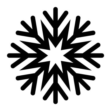 Kar taneleri. Kar tanesi ikonu. Kar simgesi.