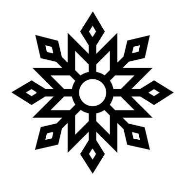 Kar taneleri. Kar tanesi ikonu. Kar simgesi.