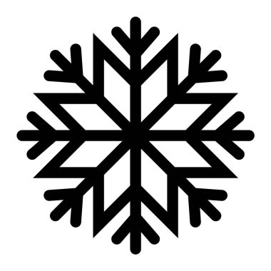 Kar taneleri. Kar tanesi ikonu. Kar simgesi.