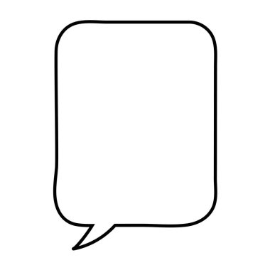 Konuşma balonu. Diyalog simgesi. Diyalog sembolü.