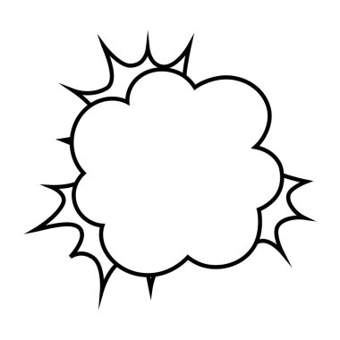 Konuşma balonu. Diyalog simgesi. Diyalog sembolü.